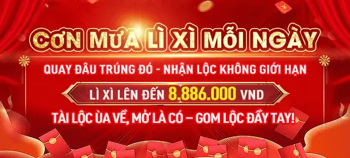 R8601 Cơn mưa lì xì phát thưởng mỗi ngày